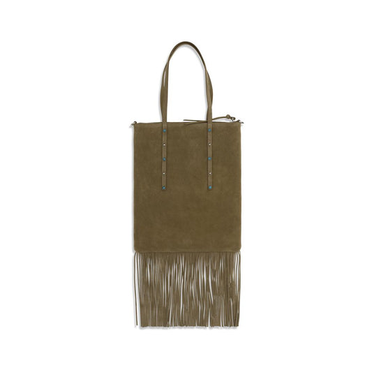 Bicolor Calf Leather Bos Taurus Shoulder Bag