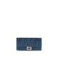 Blue Cotton Wallet