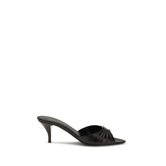 Black Calf Leather Bos Taurus High Heel Pumps