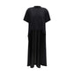Black Cotton Casual Dress