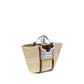 Beige Raffia Shoulder Bag