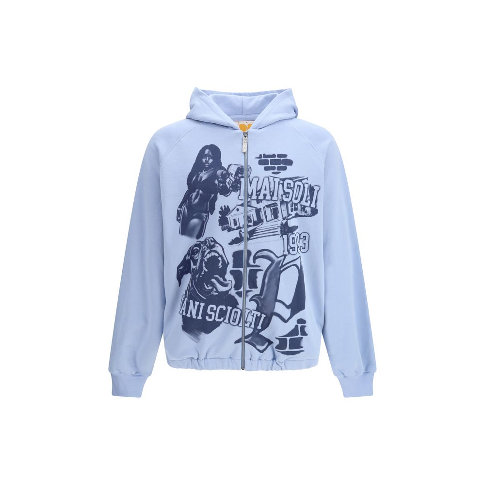 Blue Cotton Sweatshirt