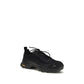 Black Polyester Athletic Sneakers