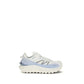 Blue Polyester Athletic Sneakers