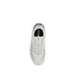 Blue Polyester Athletic Sneakers