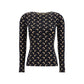 Black Polyamide Long Sleeve T-Shirt