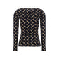 Black Polyamide Long Sleeve T-Shirt