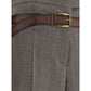 Gray Wool Casual Pants