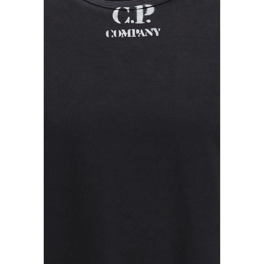 Black Cotton T-Shirt