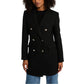Black Polyester Coat