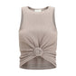Beige Lyocell T-Shirt