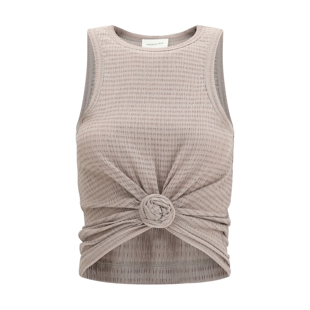 Beige Lyocell T-Shirt