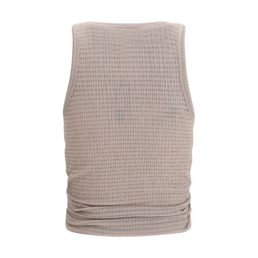 Beige Lyocell T-Shirt
