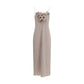 Brown Lyocell Casual Dress