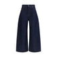 Blue Cotton Jeans Denim