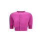 Purple Cashmere Cardigan