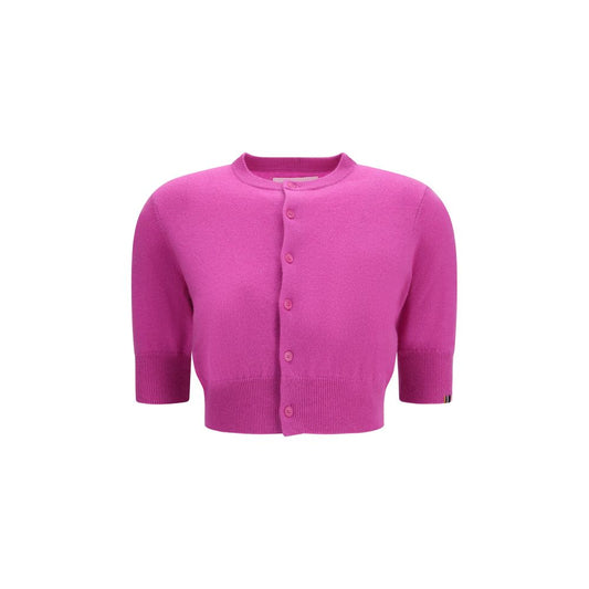 Purple Cashmere Cardigan