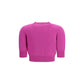 Purple Cashmere Cardigan