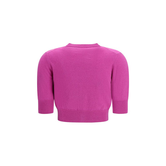 Purple Cashmere Cardigan