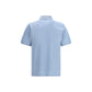 Blue Cotton Polo Shirt