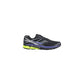 Black Polyethylene Athletic Sneakers