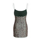 Multicolor Polyester Cocktail Dress