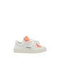 White Calf Leather Bos Taurus Low Top Sneakers