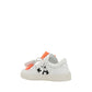 White Calf Leather Bos Taurus Low Top Sneakers