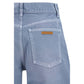 Blue Cotton Jeans Denim