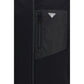 Black Cotton Full-Length Jacket