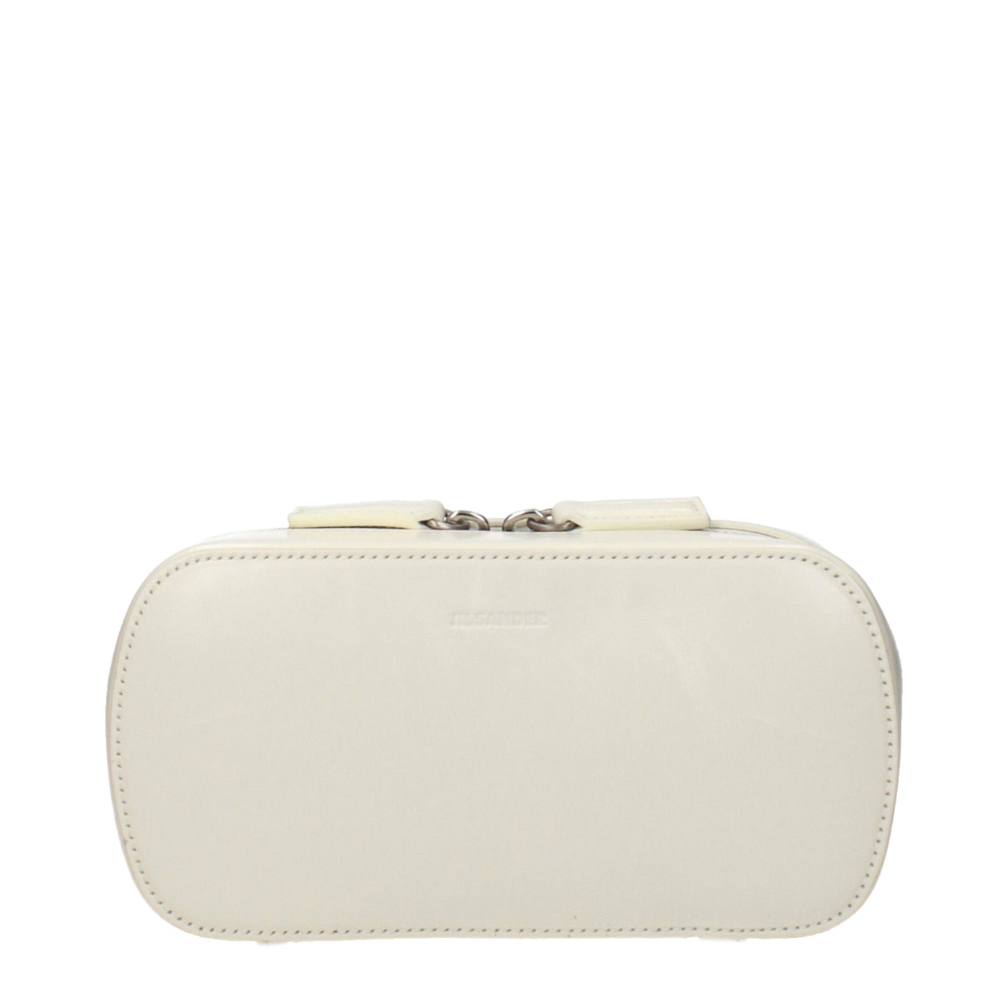Beige Leather Crossbody Bag
