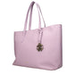 Pink Leather Shoulder Bag