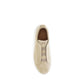 Beige Calf Leather Bos Taurus Low Top Sneakers