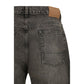 Black Cotton Relaxed Fit Jeans