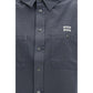 Gray Cotton Dress Shirt