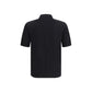 Black Cotton Polo Shirt