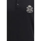 Black Cotton Polo Shirt