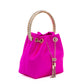 Fuchsia Bon Bon Satin Bucket
