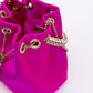 Fuchsia Bon Bon Satin Bucket