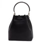 Black Bon Bon Leather Bucket