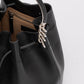 Black Bon Bon Leather Bucket