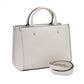 White Avenue S Tote Leather Handbag