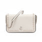 White Leather Crossbody Bag