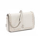 White Leather Crossbody Bag