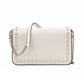White Leather Crossbody Bag