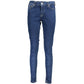Blue Cotton Women Skinny Jean