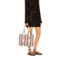 Brown Linen Tote Bag