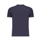 Blue Cotton Women T-Shirt