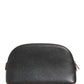 Beige Leather DG Logo Zip Around Hand Purse Pouch Wallet