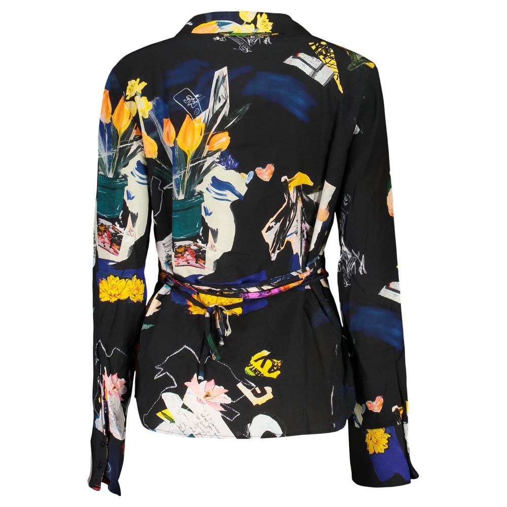 Nero Viscose Women Shirt